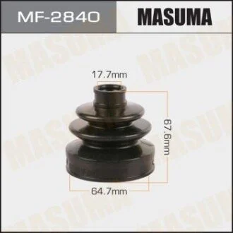 Пыльник ШРУС задний наружный Infinity QX50 (17-)/ Nissan Qashqai (06-), Rogue (14-), X-Trail (01-) (MF-2840) MASUMA MF2840