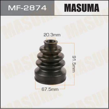 Пильовик ШРКШ (MF-2874) MASUMA MF2874 (фото 1)
