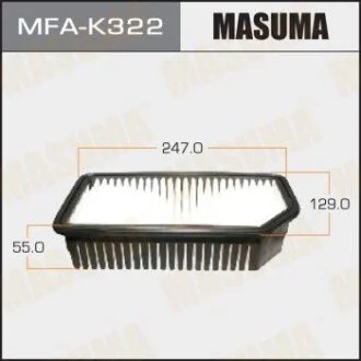 Фільтр повітряний Hyundai i20 (08-14)/KIA Soul (08-14) (MFA-K322) MASUMA MFAK322