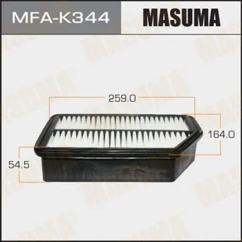 Фильтр воздушный A9323 HYUNDAI/IX35 (MFA-K344) MASUMA MFAK344 (фото 1)