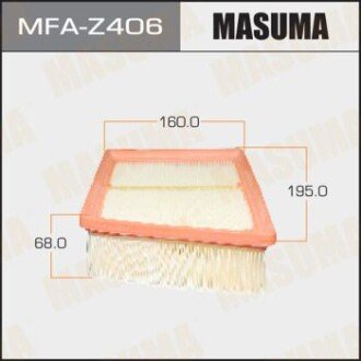 Фільтр повітряний MAZDA/ MAZDA2 07- (MFA-Z406) MASUMA MFAZ406
