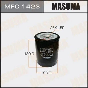 Фильтр масляный (MFC-1423) MASUMA MFC1423 (фото 1)