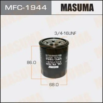 Фільтр масляний Suzuki Grand Vitara (05-16), Kizashi (09-15), Swift (00-10), SX4 (06-), Vitara (15-) (MFC-1944) MASUMA MFC1944