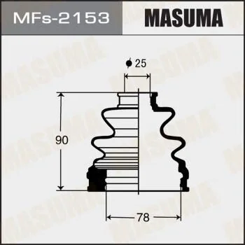 Пыльник ШРУС (MFs-2153) MASUMA MFs2153 (фото 1)