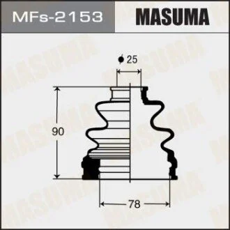 Пыльник ШРУС (MFs-2153) MASUMA MFs2153