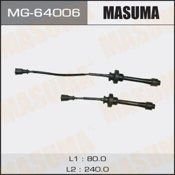 Провід високовольтний (комплект) Mitsubishi Carisma 1.6, Lancer 1.8, 2.0 (MG-64006) MASUMA MG64006 (фото 1)