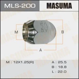 Гайка колеса (MLS-200) MASUMA MLS200