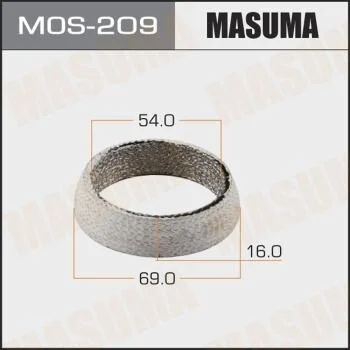 Кольцо глушителя графитовое (54x69x16) (MOS-209) MASUMA MOS209 (фото 1)