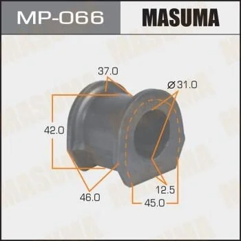 Втулка стабилизатора переднего. 2) Mitsubishi Pajero (-06) (MP-066) MASUMA MP066 (фото 1)