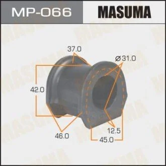 Втулка стабилизатора переднего. 2) Mitsubishi Pajero (-06) (MP-066) MASUMA MP066