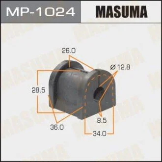Втулка стабилизатора заднего. 2) Mitsubishi Lancer (03-09) (MP-1024) MASUMA MP1024