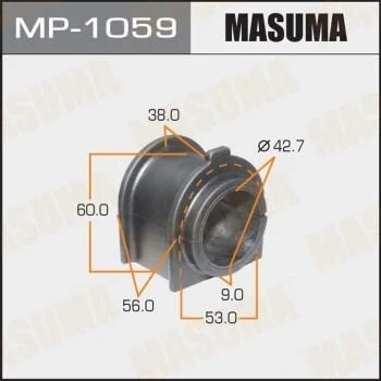 Втулка стабилизатора переднего. 2) Toyota Land Cruiser (07-) (MP-1059) MASUMA MP1059 (фото 1)