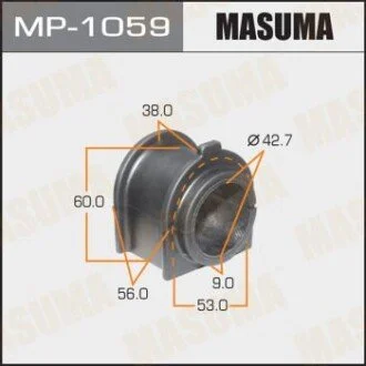 Втулка стабилизатора переднего. 2) Toyota Land Cruiser (07-) (MP-1059) MASUMA MP1059