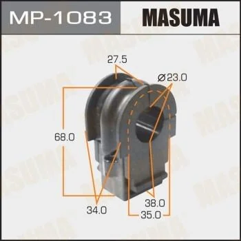 Втулка стабилизатора переднего. 2) Nissan Juke (10-), Qashqai (06-13), X-Trail (14-) (MP-1083) MASUMA MP1083 (фото 1)