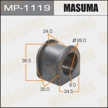 Втулка стабилизатора переднего. 2) Mazda 3 (06-13) (MP-1119) MASUMA MP1119 (фото 1)