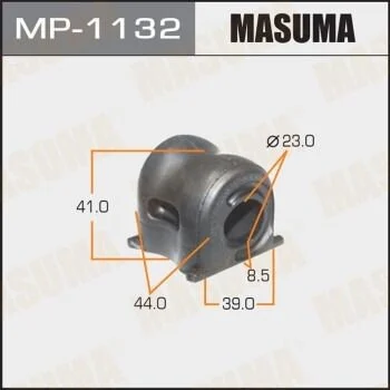 Втулка стабілізатора переднього (Кратно 2) Honda CR-V (13-) (MP-1132) MASUMA MP1132 (фото 1)