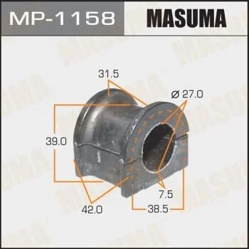 Втулка стабилизатора переднего. 2) Toyota Land Cruiser (-07) (MP-1158) MASUMA MP1158 (фото 1)