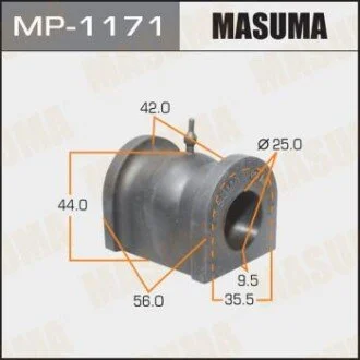 Втулка стабілізатора переднього (Кратно 2) Honda HR-V (00-06) (MP-1171) MASUMA MP1171