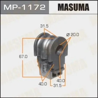 Втулка стабілізатора передн (Кратно 2) Nissan Micra, Tiida, Note 2005.12- (MP-1172) Masuma MASUMA MP1172
