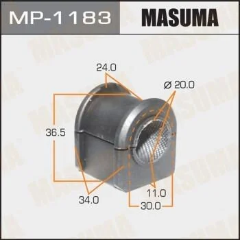 Втулка стабилизатора заднего. 2) Mazda 5 (05-10) (MP-1183) MASUMA MP1183 (фото 1)