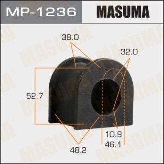 Втулка стабилизатора переднего. 2) Toyota Hilux (15-) (MP-1236) MASUMA MP1236