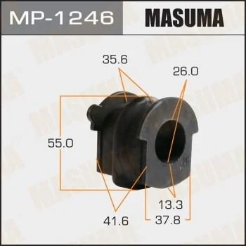 Втулка стабілізатора заднього (Кратно 2) Nissan Murano (16-), Pathfinder (14-) (MP-1246) MASUMA MP1246 (фото 1)