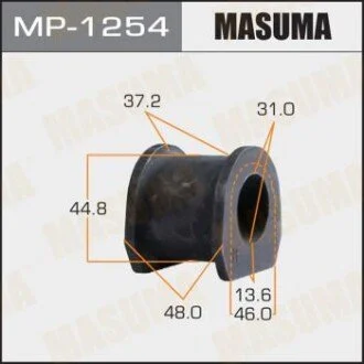 Втулка стабилизатора переднего. 2) Mitsubishi L200, Pajero Sport (14-) (MP-1254) MASUMA MP1254