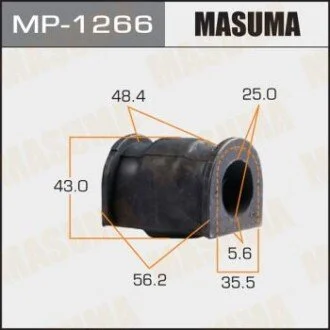 Втулка стабилизатора переднего. 2) Suzuki SX4 (13-), Vitara (15-) (MP-1266) MASUMA MP1266