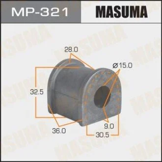 Втулка стабилизатора заднего. 2) Toyota Corolla (-00) (MP-321) MASUMA MP321