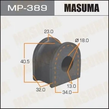 Втулка стабилизатора переднего. 2) Mazda MPV (02-05) (MP-389) MASUMA MP389 (фото 1)