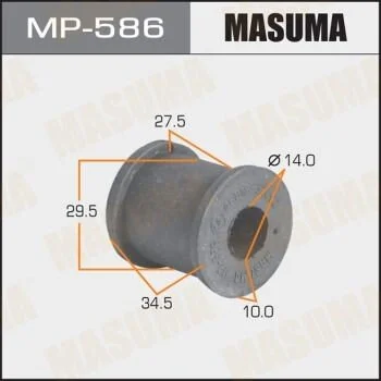 Втулка стабилизатора заднего. 2) Lexus RX 350 (06-09)/ Toyota Highlander (10-13) (MP-586) MASUMA MP586 (фото 1)