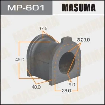 Втулка стабилизатора переднего. 2) Toyota FJ Cruiser (06-09), Land Cruiser Prado (02-09) (MP-601) MASUMA MP601 (фото 1)
