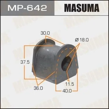 Втулка стабилизатора заднего. 2) Mitsubishi Pajero (-00) (MP-642) MASUMA MP642 (фото 1)