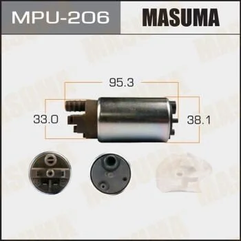Бензонасос электрический (+ сеточка)) Nissan (MPU-206) MASUMA MPU206 (фото 1)