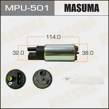 Бензонасос электрический (+ сеточка)) Honda/ Mazda/ Mitsubishi/ Suzuki (MPU-501) MASUMA MPU501 (фото 1)