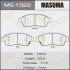 Колодки тормозные передние Toyota Camry (-00), RAV 4 (-00) (MS-1322) MASUMA MS1322 (фото 1)
