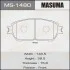 Гальмівні колодки передня AN-670K, NP1024, P83105 MASUMA MS1480 (фото 1)