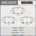 Колодки тормозные задние Toyota Auris (06-13), Corolla (06-13) (MS-1910) MASUMA MS1910 (фото 1)
