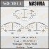 Колодки тормозные передние Toyota Auris (06-15), Avensis (08-), Corolla (06-10) (MS-1911) MASUMA MS1911 (фото 1)