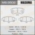 Колодки тормозные задние Mitsubishi Lancer (03-07), Outlander (03-09) (MS-3502) MASUMA MS3502 (фото 1)