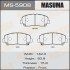 Колодки тормозные передние Mazda CX-5 (11-) (MS-5908) MASUMA MS5908 (фото 1)