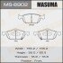 Колодки тормозные передние Honda Accord, Civic (08-) (MS-8902) MASUMA MS8902 (фото 1)