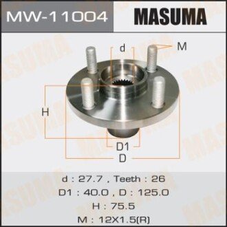 Маточина колеса (MW-11004) MASUMA MW11004