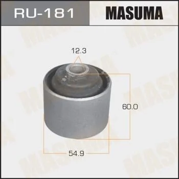 Сайлентблок Impreza, Legasy, Forester задний (RU-181) MASUMA RU181 (фото 1)