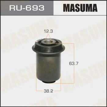 Сайлентблок переднього нижнього важеля передній Mazda CX9 (09-14) (RU-693) MASUMA RU693 (фото 1)