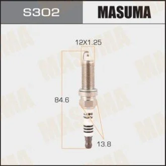 Свічка запалювання PLATINUM (LZKAR6AP-11) Masuma MASUMA S302P