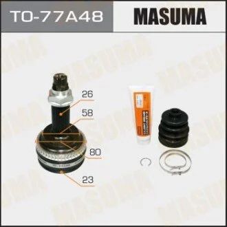 ШРУС внешний Toyota Prius (-09) (род:26/вн):23) (TO-77A48) MASUMA TO77A48