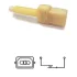 Вимикач світла гальма AUDI 100 C2, 100 C3, 100 C4, 200 C2, 200 C3, 80 B2, 80 B3, 80 B4, 90 B2, 90 B3, A4 B5, A6 C4, A6 C5, A8 D2, CABRIOLET B3, COUPE B2, COUPE B3, QUATTRO, V8 06.76- MEAT&DORIA 35014 (фото 1)
