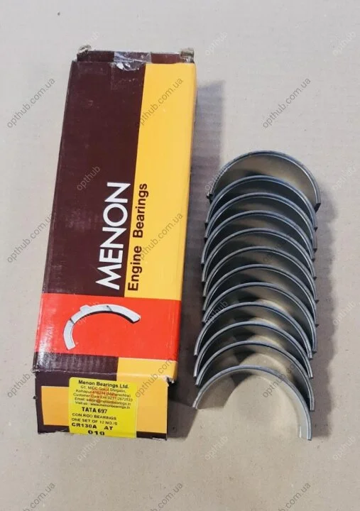 Вкладыши шатунные R1 к/кт "", ЕТАЛОН/ТАТА 613 Menon 885403642525/CR130A АТ (фото 1)