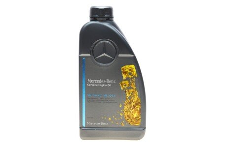 Масло моторное MB 229.5 1л "SAE 5W-40 MB 229.5 MERCEDES MERCEDES-BENZ 000989210711FAEE